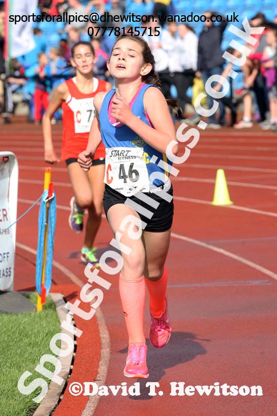 Girls under-13s Northern 6 and 4 Stage Road Relays. Photo: David T. Hewitson/Sports for All Pics